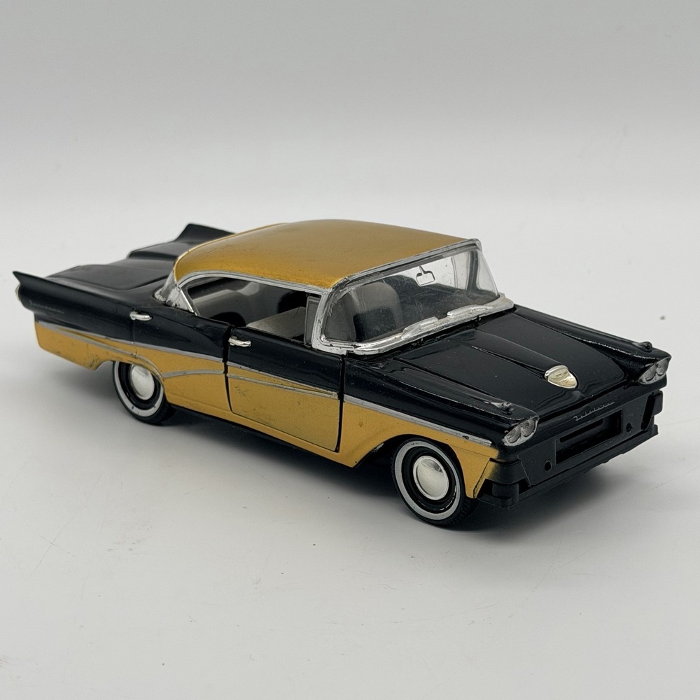 Vintage 1958 Arko Products Ford Fairlane 600 Black Gold 1:32 Die-Cast Toy Car
